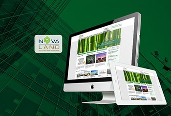 Novaland - thương hiệu Bất động sản hàng đầu - Làm web tương tác hàng đầu