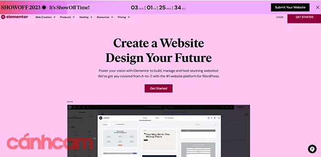 cách tạo website miễn phí với Elementor Website Builder