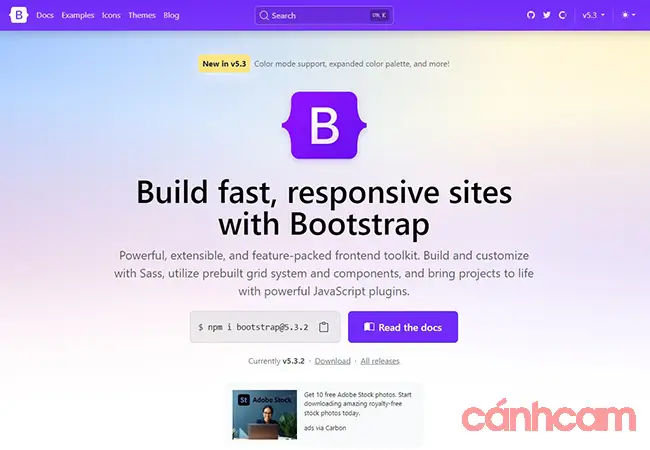 cách tạo website miễn phí với Bootstrap