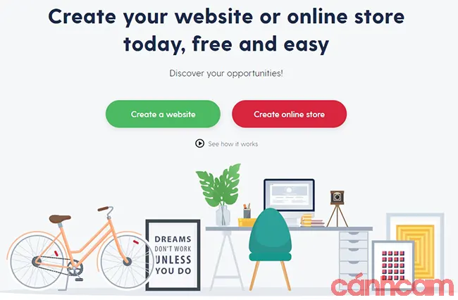 cách tạo website miễn phí từ Mozello