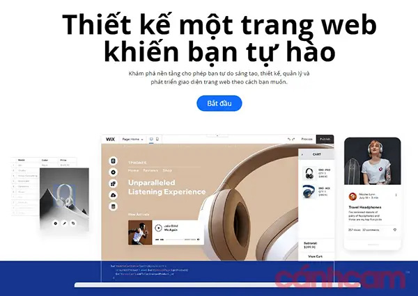 cách tạo website miễn phí bằng Wix