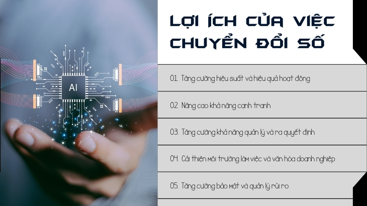 Lợi ích của việc chuyển đổi số