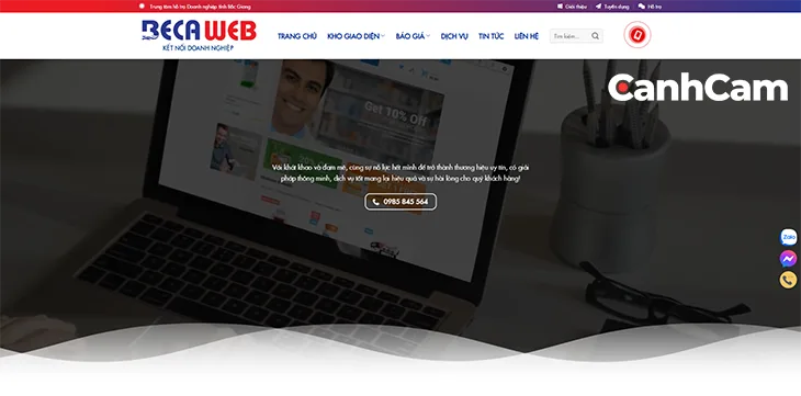 BECA WEB thiết kế website tại Bắc Giang