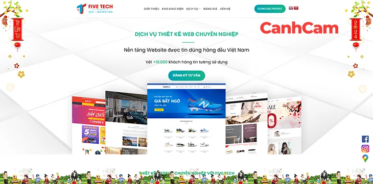 FiveTech công ty thiết kế website tại Hội An