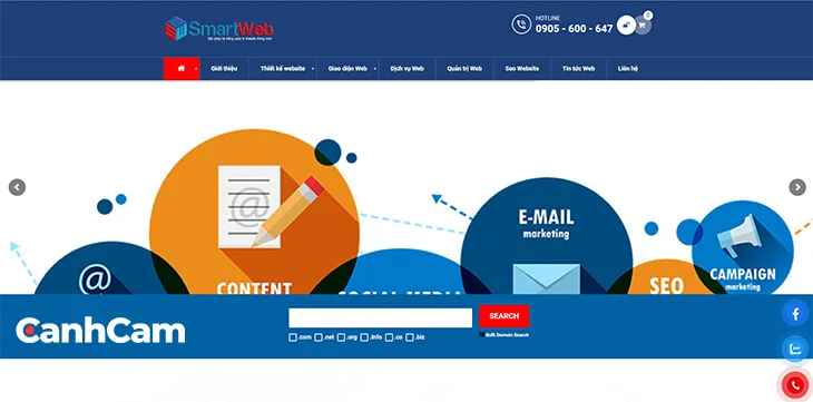 Smartweb24h công ty thiết kế web tại Hội An