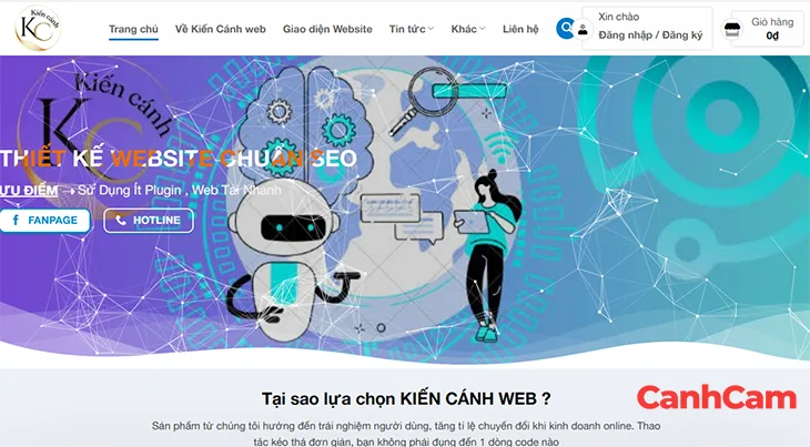 Kiến Cánh Web thiết kế website tại Sơn La