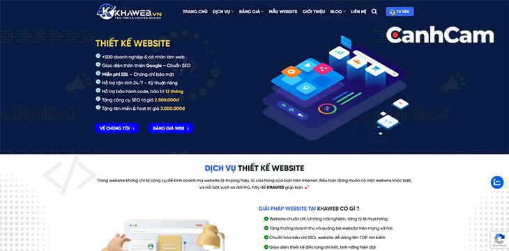 KhaWeb dịch vụ thiết kế website tại Phú Yên