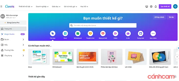 Canva Công cụ thiết kế chỉnh sửa PPT PowerPoint chuyên nghiệp