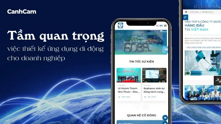 Tầm quan trọng việc thiết kế ứng dụng di động cho doanh nghiệp