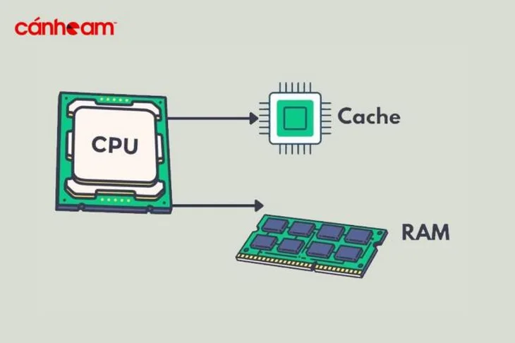 Cache liên quan gì đến RAM?