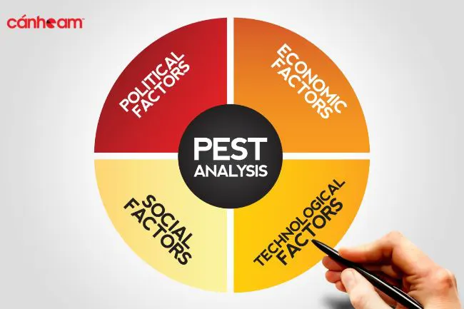 PEST là mô hình phân tích các yếu tố bên ngoài của doanh nghiệp