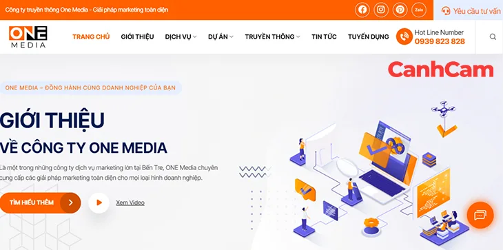 One media công ty thiết kế web tại Bến Tre