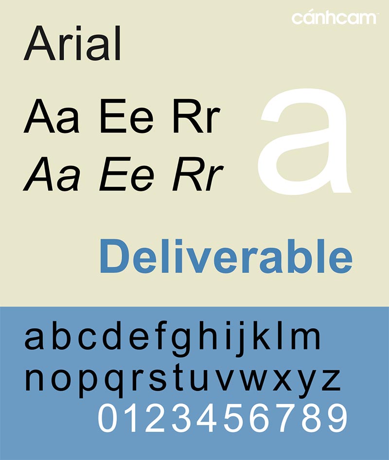 Bộ font Arial