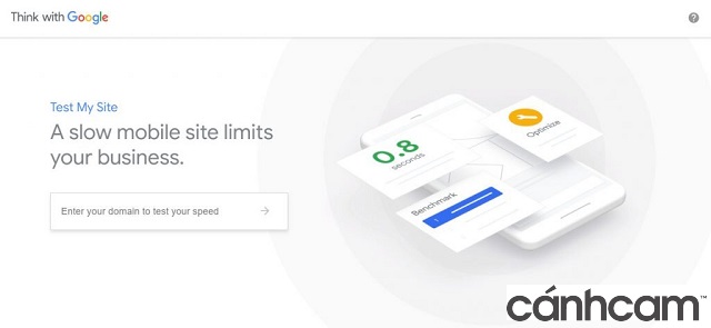kiểm tra tốc độ website với Google Test My Site