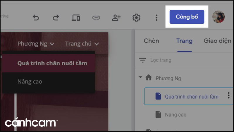 Cách thiết kế web bằng Google Sites 15