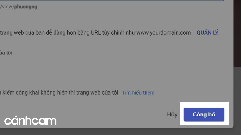 Cách thiết kế web bằng Google Sites 19