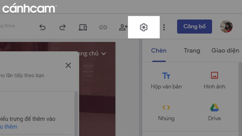 Cách thiết kế web bằng Google Sites 5