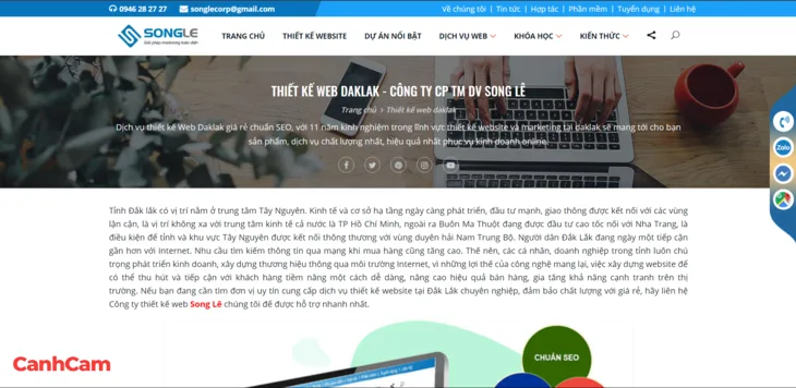 thiết kế website tại Buôn Ma Thuột, công ty thiết kế web Buôn Ma Thuột