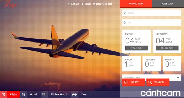 Thiết kế website bán vé máy bay chuyên nghiệp, thiết kế website book vé máy bay