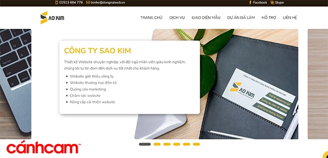 Sao Kim Công ty thiết kế website chuyên nghiệp tại Biên Hòa