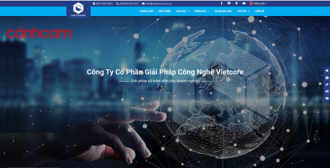 VietCore JSC - công ty thiết kế website uy tín tại Cần Thơ