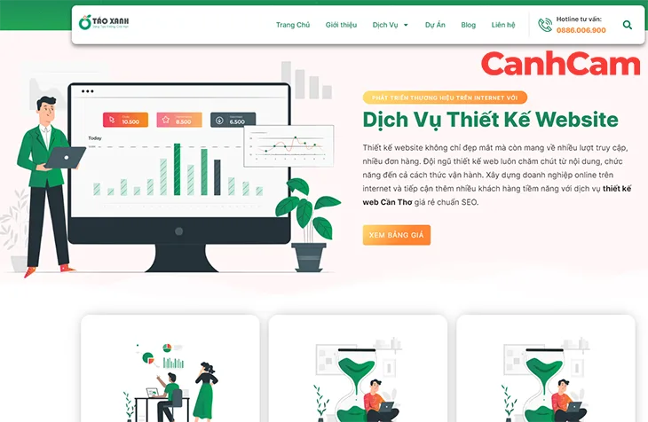 thiết kế website Cần Thơ, top công ty thiết kế tại Cần Thơ uy tín