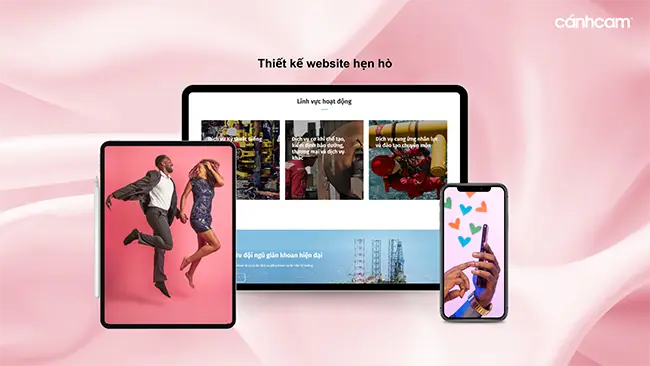 thiết kế website hẹn hò, thiết kế web hẹn hò, làm web kết bạn làm quen, thiết kế trang web mai mối, làm website hẹn hò chuyên nghiệp