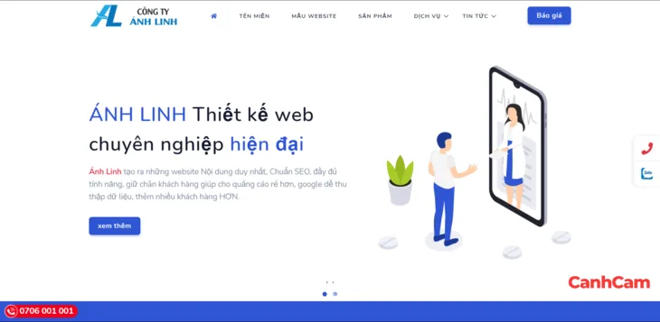 Ánh Linh cung cấp rất nhiều dịch vụ website cho doanh nghiệp tại Đồng Nai