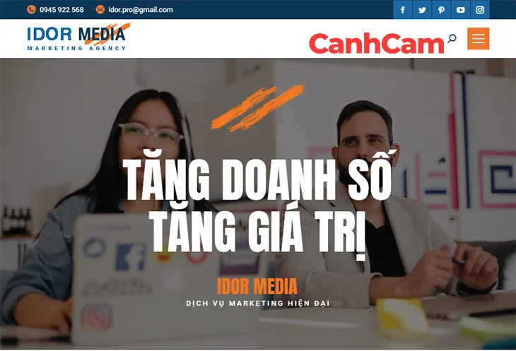 IDOR MEDIA - Đơn vị làm website tại Gia Lai