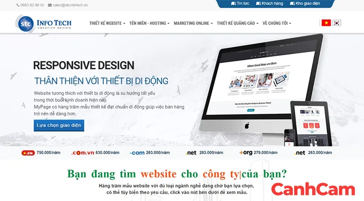 thiết kế web tại Hải Dương