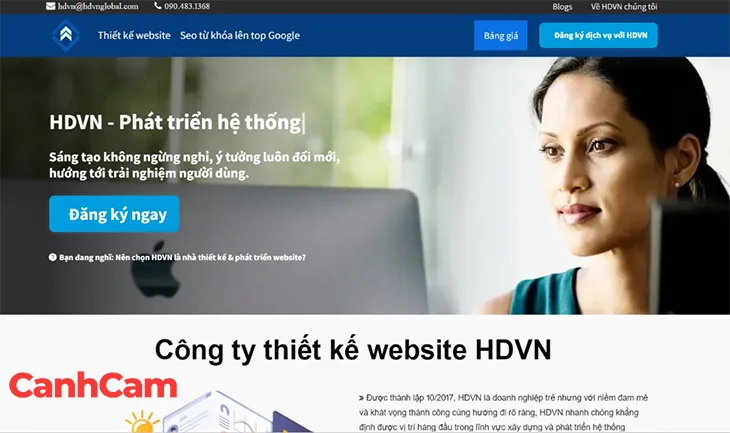 HDVN dịch vụ thiết kế website Hải Dương giá rẻ