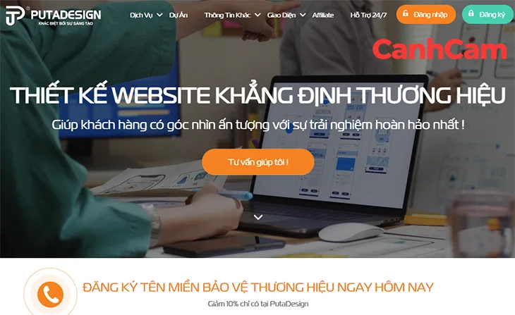 Puta Design top đơn vị thiết kế web trọn gói nền tảng CMS Wordpress