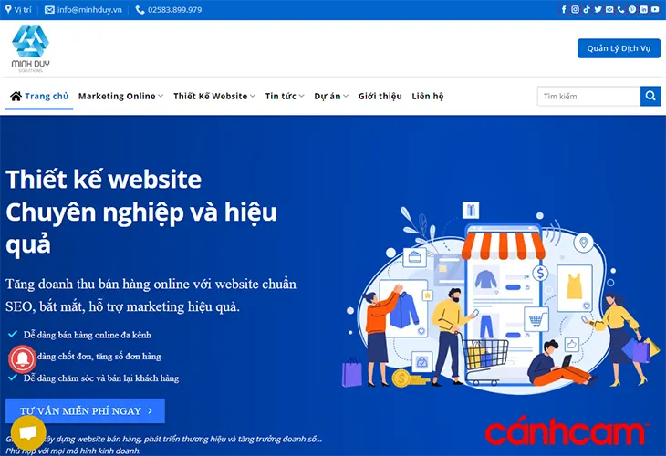 Minh Duy Solutions top công ty thiết kế website tại Nha Trang