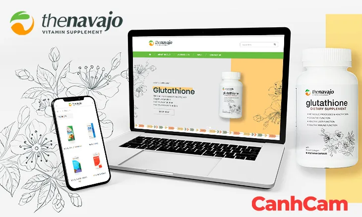 The Navajo - Vitamin supplement thiết kế website phẩm chức năng tại Cánh Cam