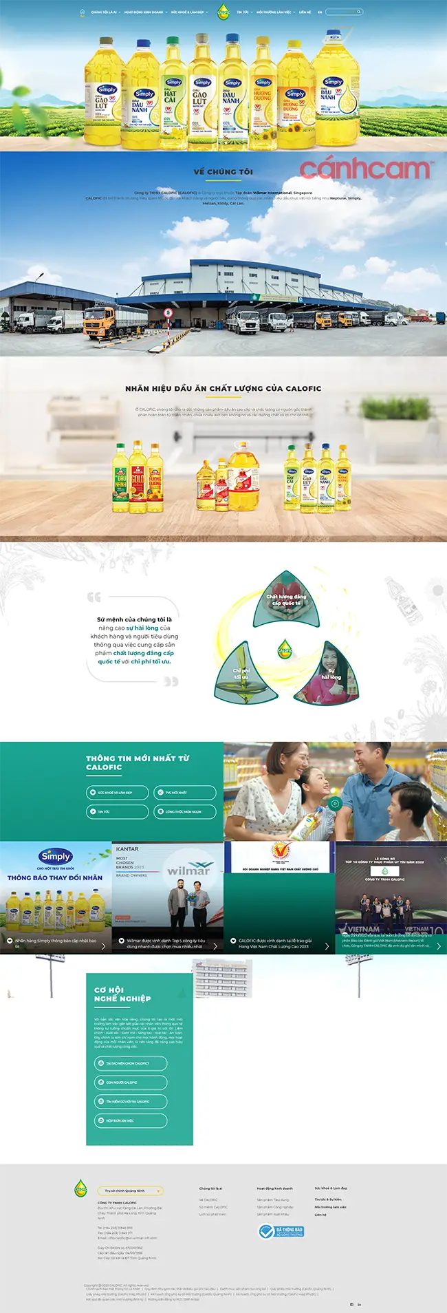 thiết kế website thực phẩm, thiết kế trang web bán thực phẩm, làm website thực phẩm