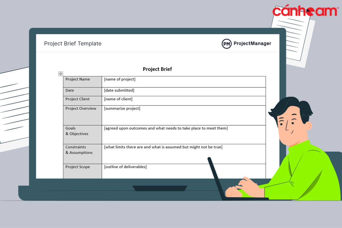 Ví dụ điển hình về mẫu Project Brief