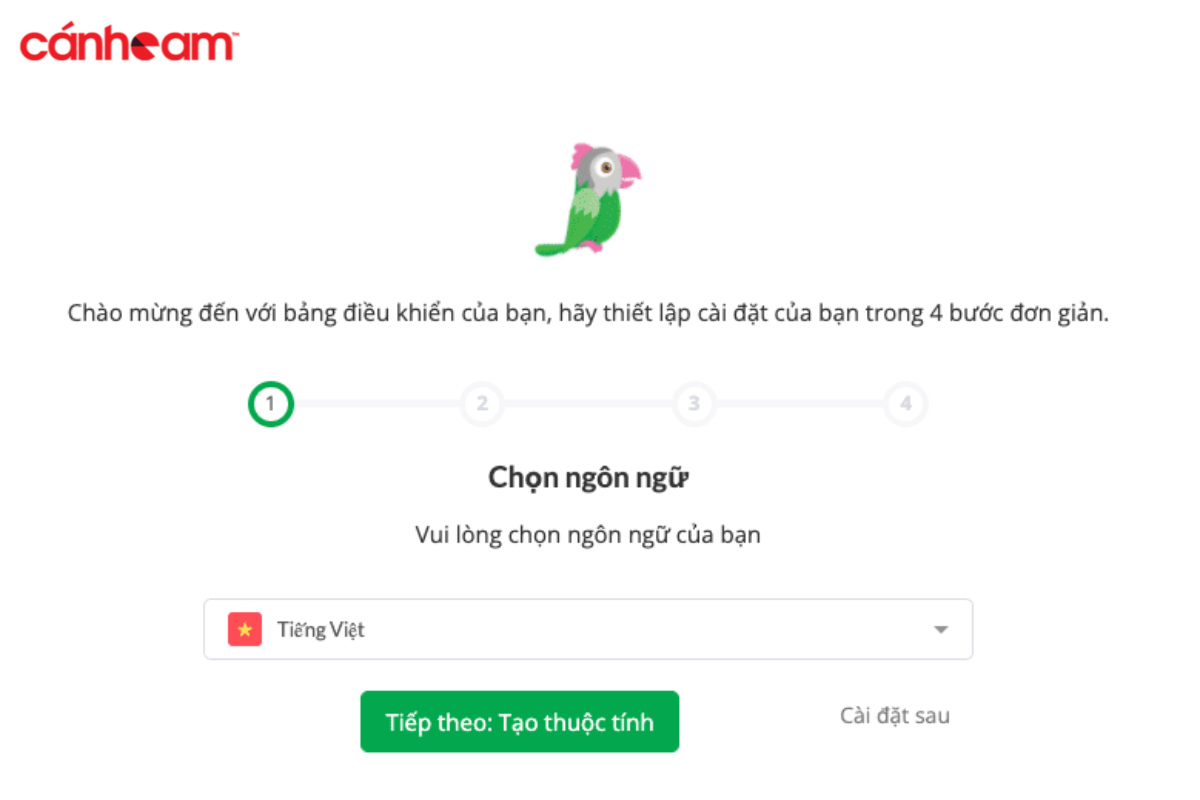 Chọn Tiếng Việt