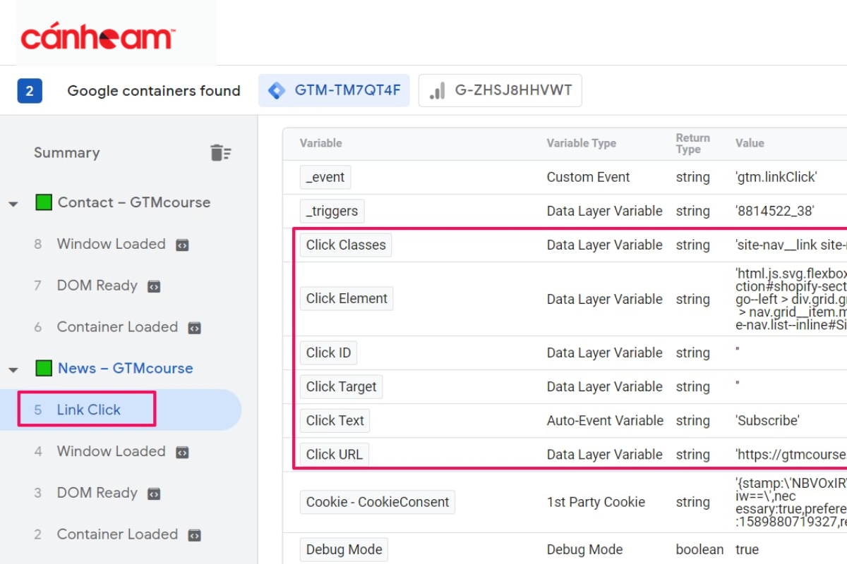 Tùy vào nhu cầu mỗi người mà chọn loại Variables phù hợp