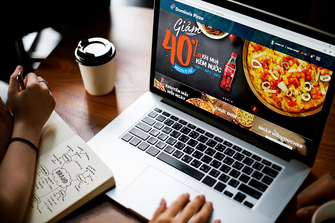 Cánh Cam thiết kế website Domino's Pizza ảnh 4
