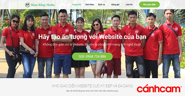 Hàm Rồng Media công ty chuyên thiết kế web giá rẻ tại Thanh Hóa