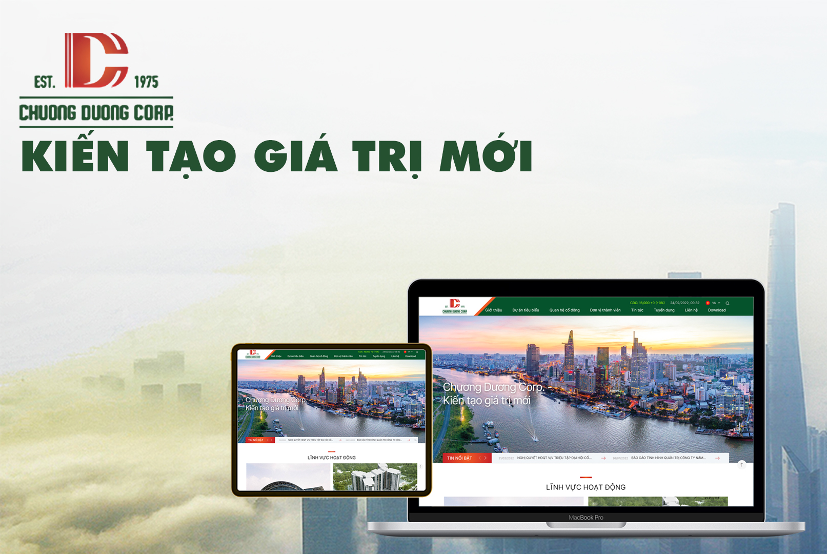 Chương Dương Corp thiết kế website thương hiệu tại Cánh Cam hình 3