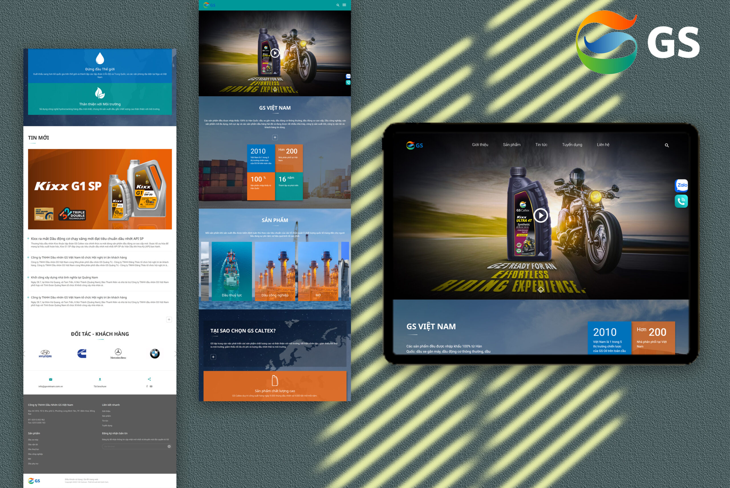 công ty GS Caltex thiết kế website tại Cánh Cam hình 3
