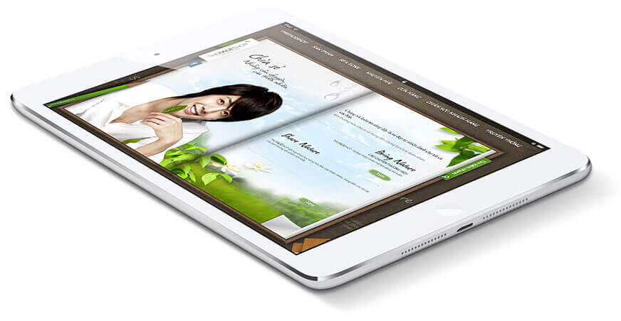 The Face Shop thiết kế website tại Cánh Cam ảnh 4