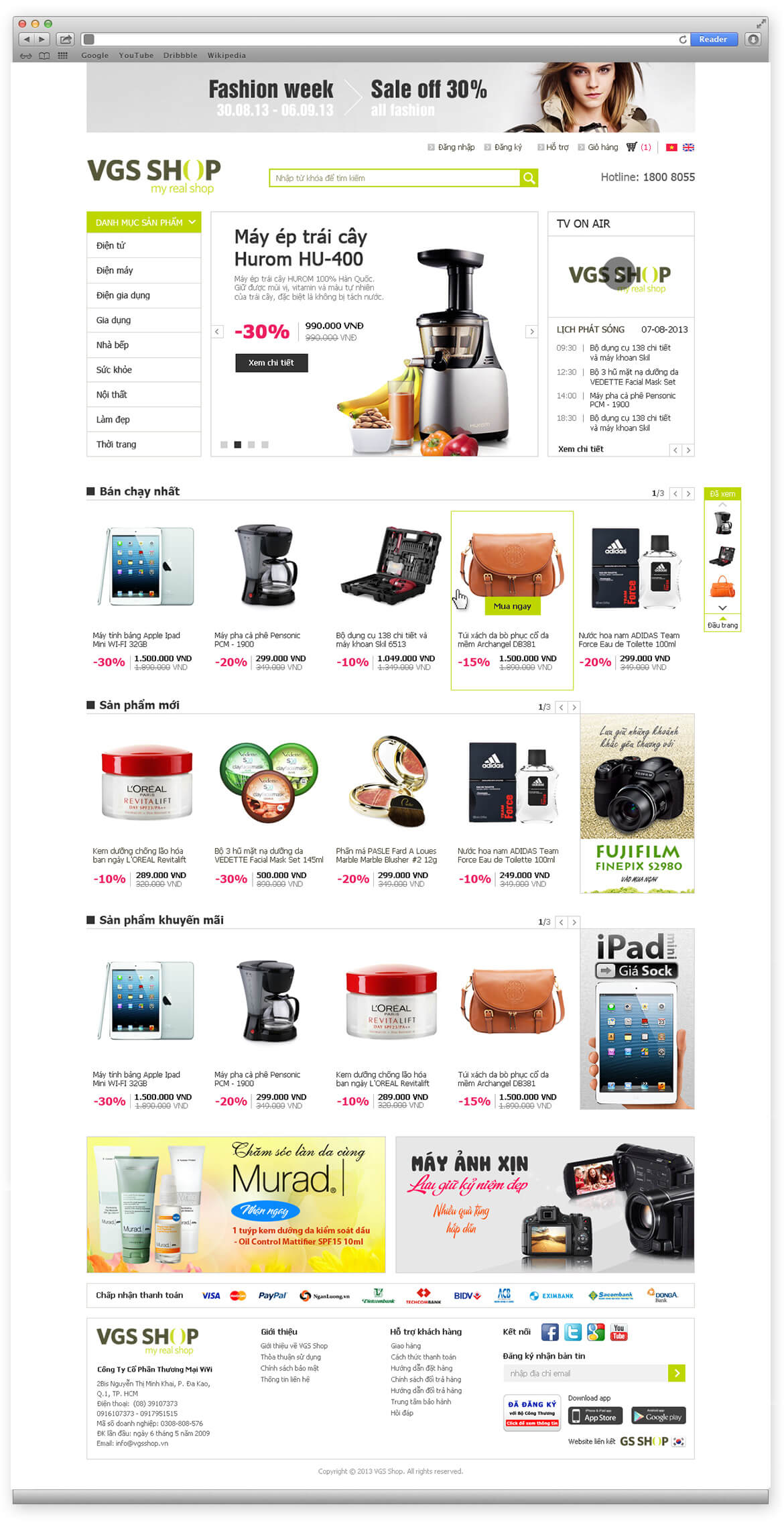 VGS Shop thiết kế website tại Cánh Cam ảnh 4