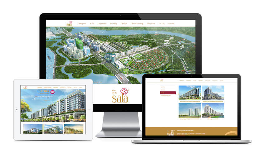 website khu độ thị Sala thiết kế bởi Cánh Cam hình 8